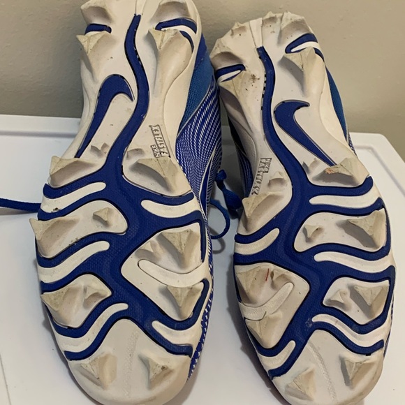 Nike Vapor Fastflex Cleats 917168-400 Size 9 Royal Blue pre owned - Picture 7 of 9